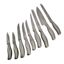 Sharp Select Pro Steak Knives Set of 8 Serrated Stainless Steel Full Tang