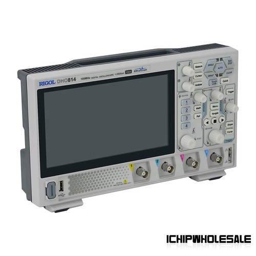 RIGOL DHO814 100MHz 4Ch 12Bit Oscilloscope 7" Screen with 4PCS 150MHz Probes - Picture 4 of 7