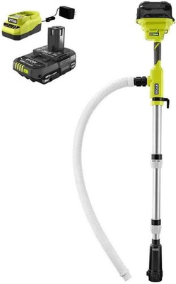 #ad #ad Ryobi ONE 18V Cordless 1 6 HP Telescoping Pole Pump with 2.0Ah Battery Charger $109.99