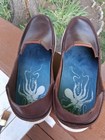 MENS OLUKAI NALUKAI  BROWN LEATHER SLIP ON LOAFER SHOES SZ 8  10379-SA20 — photo 4