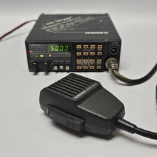 Azden PCS-4000 2m FM Transciever Radio, Microphone & Power Supply UNTESTED AS IS