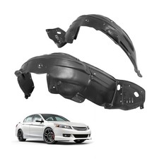 Ecotric Front Fender Liner Compatible With 2008-2012 Honda Accord Ecotric Front Fender Liner Compatible With 2008-2012 Honda Accord