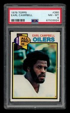 1979 Topps Set-Break #390 Earl Campbell PSA 8 NM-MT
