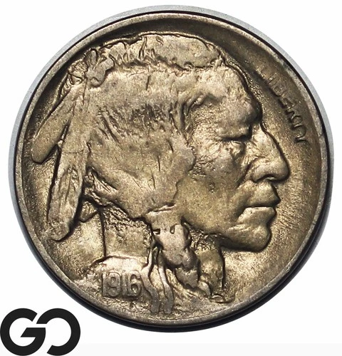 1916-D Buffalo Nickel *Key Date*