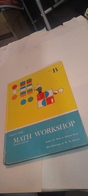 Math workshop for children: Teacher's guide level B book hardcover 1962/1965