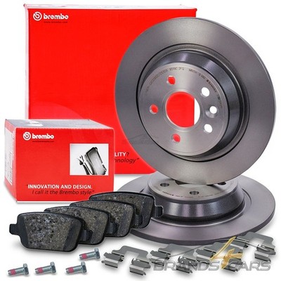 BREMBO COATED BREMSSCHEIBEN Ø302 + BREMSBELÄGE HINTEN FÜR FORD S-MAX 1.6-2.5