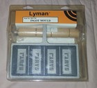 NEW LYMAN 4 CAVITY INGOT MOLD WITH WOODEN HANDLE 2837794 LEAD NIB