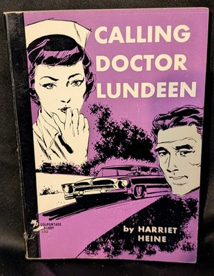 Calling Doctor Lundeen by Harriet Heine c1957, 1st Print Moody Press#333