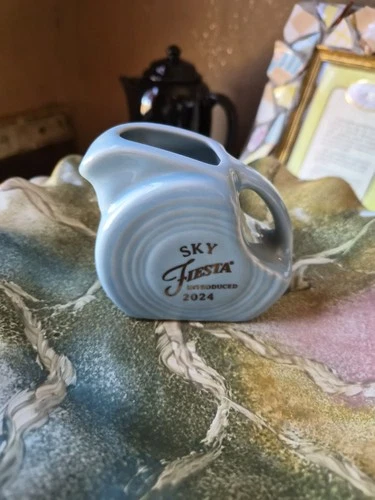 Fiesta Sky Mini Pitcher 2024 Dancing Lady Dillard's Exclusive NWT