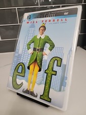 Elf DVD 2003 Release Will Ferrell, James Caan, Zooey Deschanel