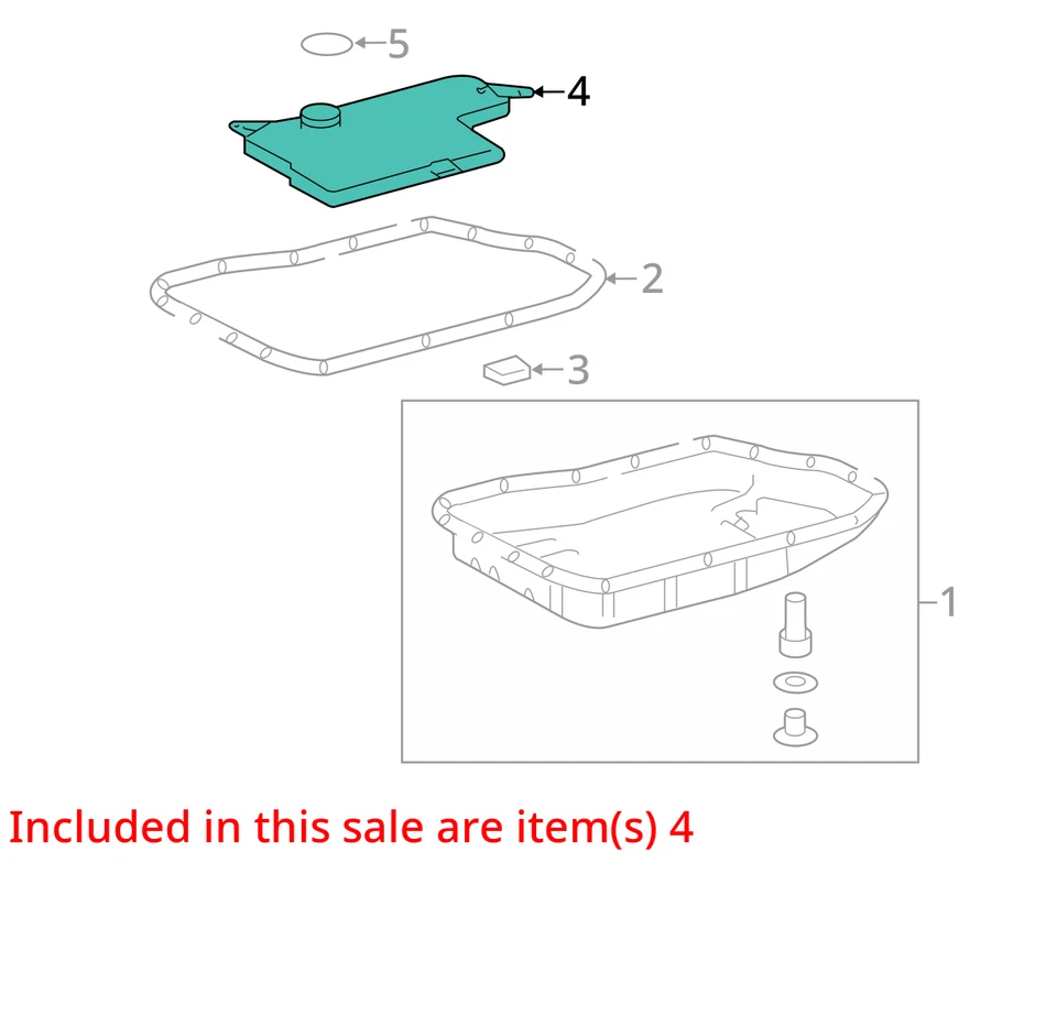LEXUS ES350, ES300H TRANSMISIÓN AUTOMÁTICA FILTRO DE ACEITE 35330-48020 Foto 3 de 4
