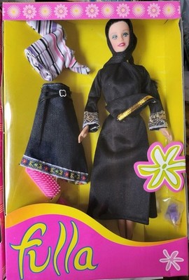 Fulla RARE Barbie Doll Set Muslim Hijab Hijarbie Islamic Arab Arabic 00 s Abaya