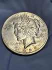 1923 D Silver PEACE Dollar Coin Liberty $1 United States Rainbow Monster Toned