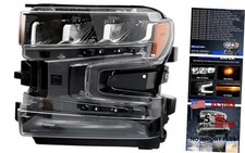 LED Headlight w/Bulbs for Chevy Silverado 1500 LT WT RST LTZ 2019 2020 Left