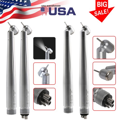 Yabang Dental Surgical Handpiece 45 Degree High Speed 4 Hole LED Reverse /No LED - Picture 2 of 41
