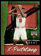 2020-21 Donruss Great X-Pectations Green Flood Patrick Williams Rookie Chicago