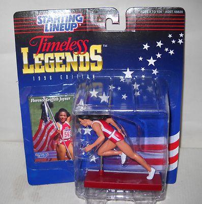 #2428 Starting Lineup 1996 Florence Griffith Joyner Olympic Track Figure