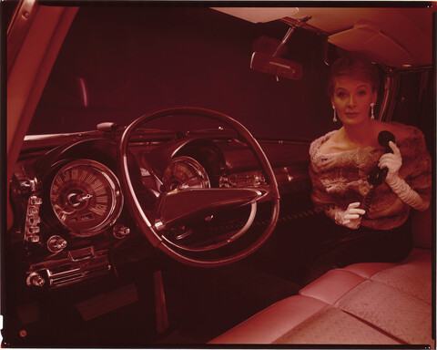 1960 Chrysler Imperial automobile interior car advertising OLD PHOTO