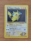 Pokémon TCG Lt. Surge's Pikachu Gym Heroes 81/132 Unlimited LP WOTC.