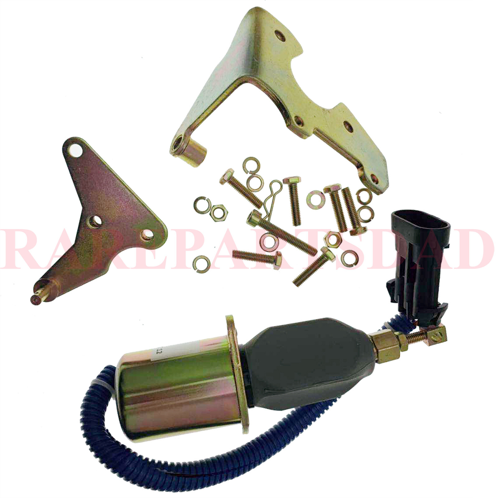 Cummins Car And Truck Complete Engines Fuel Shut Off Solenoid With Relay For 5.9L 94-98 Dodge Cummins Diesel - Replacement Part For 3931570, 5016244AA Cummins Fuel Shut Off Solenoid - Foto 4