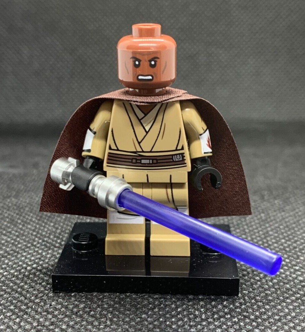 NEW LEGO Star Wars Mace Windu Minifigure with lightsaber