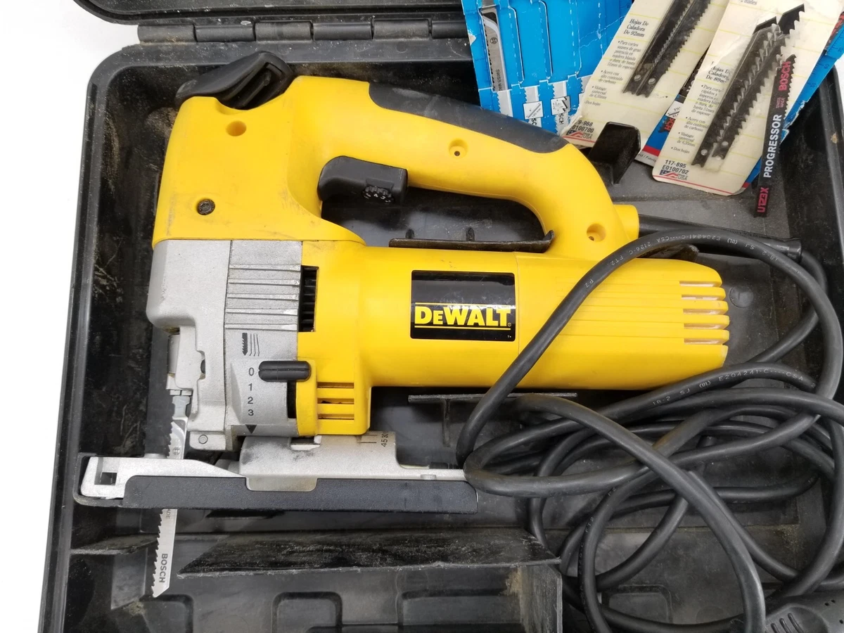 DeWalt DW321 HEAVY DUTY Variable Speed Jig Saw with Hard Case and