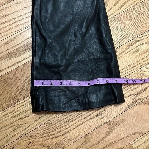 PANTALONES PRETHER GENUINOS 100% PIEL DE CORDERO TALLA 12 - Imagen 7 de 10