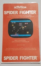 Replacement Atari 2600 Activision Spider Fighter Label Machine cut