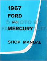 1967 Ford Reparaturhandbuch Werkstattmanual Galaxie LTD Mercury Monterey