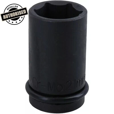 21mm Metric Scaffolders Scaffolding Impact Socket 1/2" Drive With Pin + O Ring