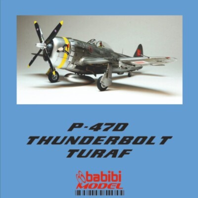 1/32 P-47D Thunderbolt Turkish Air Force Tulsa Redhead 1947 Decal Set  DBT-01125