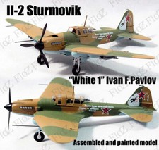 Aereo Russia Il-2 Sturmovik bianco 1 Ivan Pavlov 1/72 finitura aereo Easy model