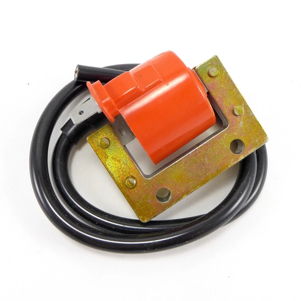 Paquete de bobinas de bobina de encendido y cables 12V o 6V / Puntos o CDI Lucas ET Tipo Hodaka Foto 2 de 2