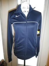 NEW Nike womens classic jacket navy blue zip stay cool small