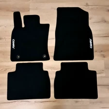 Car Floor Mats Velour For Toyota Camry Waterproof Black Rugs Carpet Auto Liners