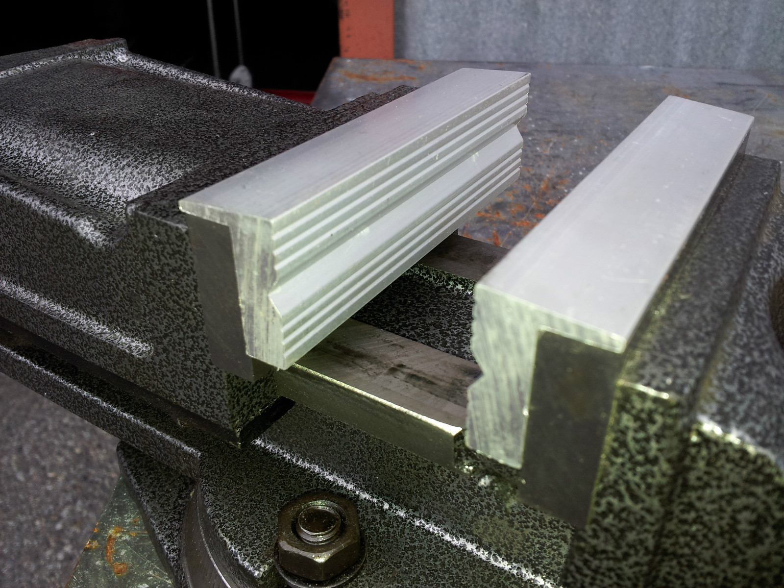 5"125mm One Pair Aluminium Face Vise Jaws eBay