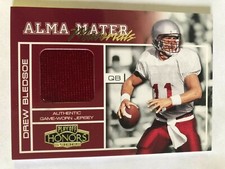 2001 Playoff Honors Alma Mater Materials Jersey Drew Bledsoe Patriots Cougars