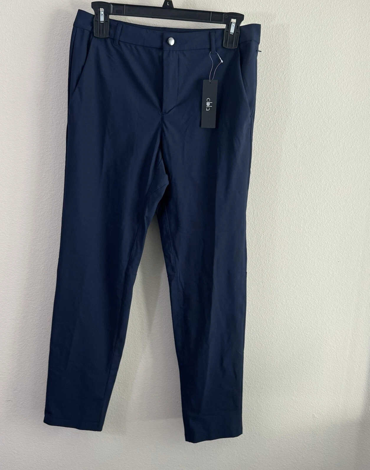 Obla Men's Golf Pants Slim Fit Stretch Lightweight Navy Blue 34x33