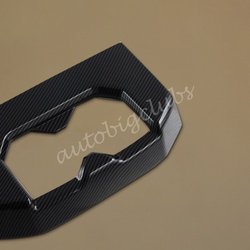For Toyota Sequoia 2023-2024 Carbon Fiber Armrest Water Cup Cover Trim Accessory - Picture 4 of 5