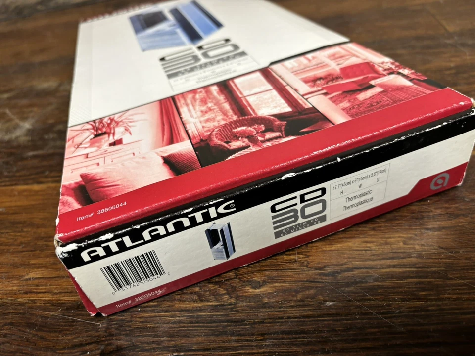 Atlantic 30 CD Compact Disc Tower Case Media Storage Rack NEW - Image 3 of 4