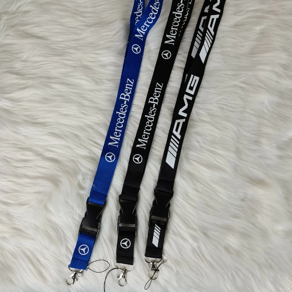 🔥NEW🔥 MERCEDES Benz Lanyard Keychain ID Holder Neck Strap