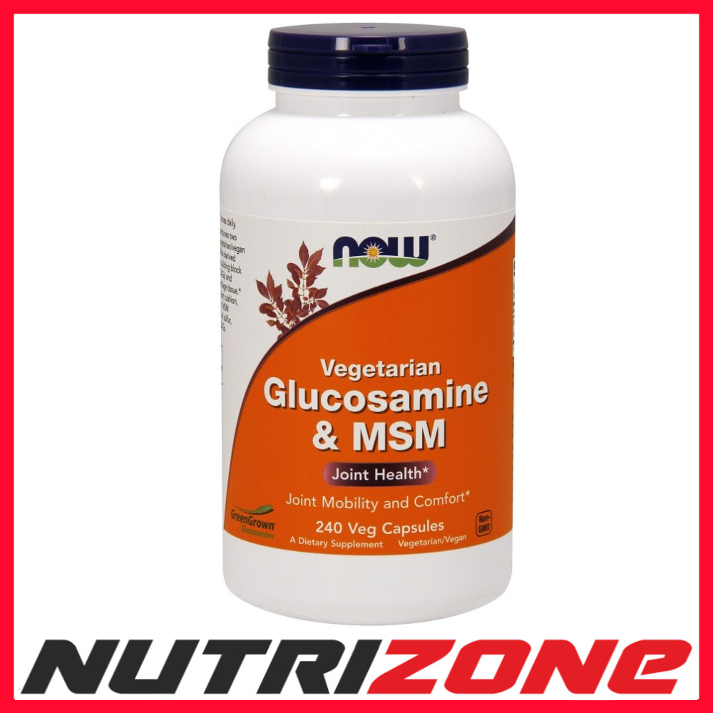 Now Foods Glucosamine & MSM Vegetarian - 240 vcaps