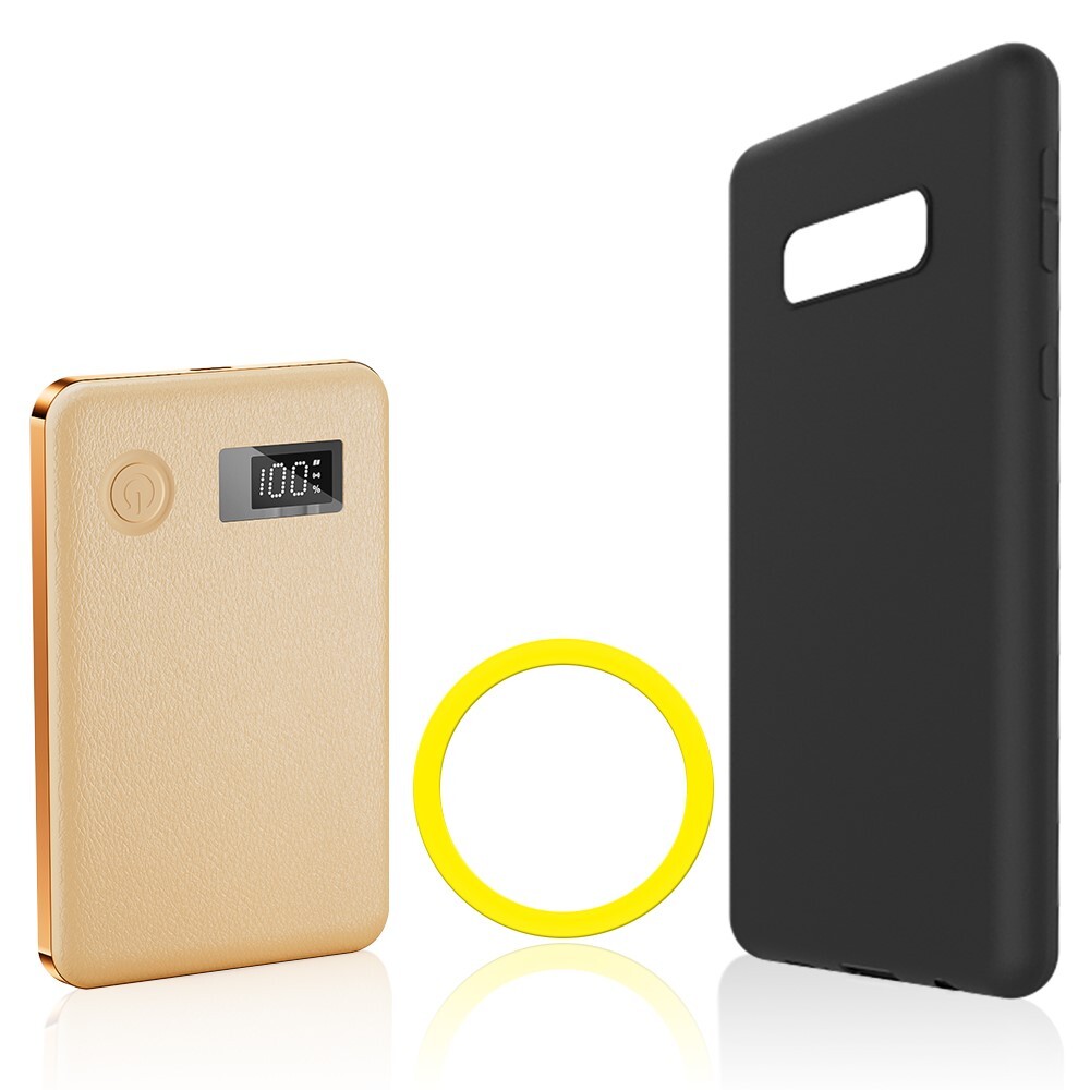 Durable 5000mAh Power Bank for Galaxy S10e with Stringless TPU Case Design-image
