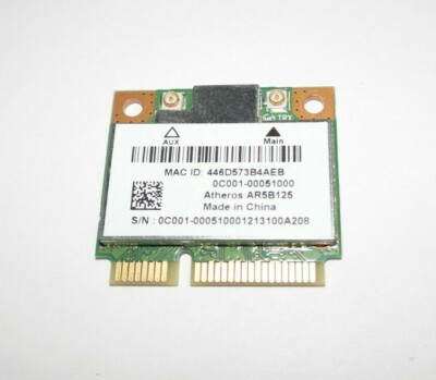 Atheros Wireless Half Card AR5B125 0C001-00051000 (K35-48)