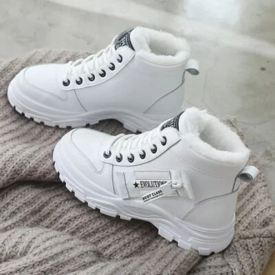 EVOLUTION Damen Winterschuhe Stiefel Boots Stiefelletten Booty Gefüttert Sneakers Boots