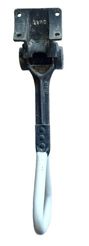 ANTIQUE RICO TYPE 16A NEW YORK SUBWAY / TROLLY PORCELAIN CAST IRON STRAP HANGER - Picture 6 of 8