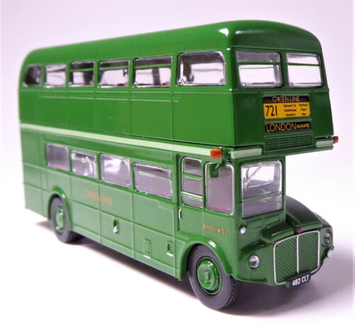 H0 BREKINA AEC Routemaster Dwupokładowy londyński autobus piętrowy Green Line # 61101 - Zdjęcie 1 z 10