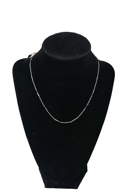 Trifari Silvertone 16  Delicate Petite Chain Necklace w/Tags