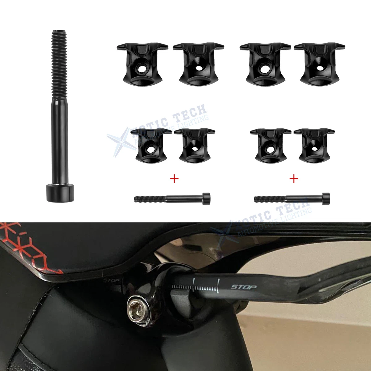 Seatpost Ear Clamp 7x9 7x10 Ti Bolt for Oval CARBON RAIL for Ritchey WCS 1 bolt