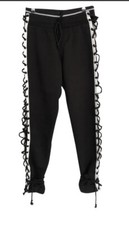 womens puma x fenty by rihanna Side lace Jogger pants size MediumBlack Perfect
